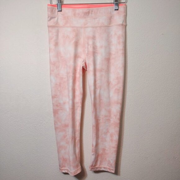 Gap Fit Pink Tie Dye Eclipse Crop Leggings XS - Picture 1 of 3